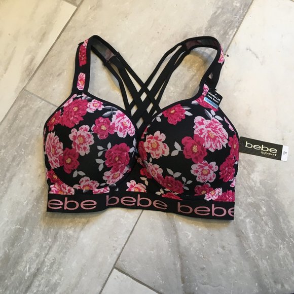 bebe Other - BeBe floral sports bra, NWT.  Size 1X
